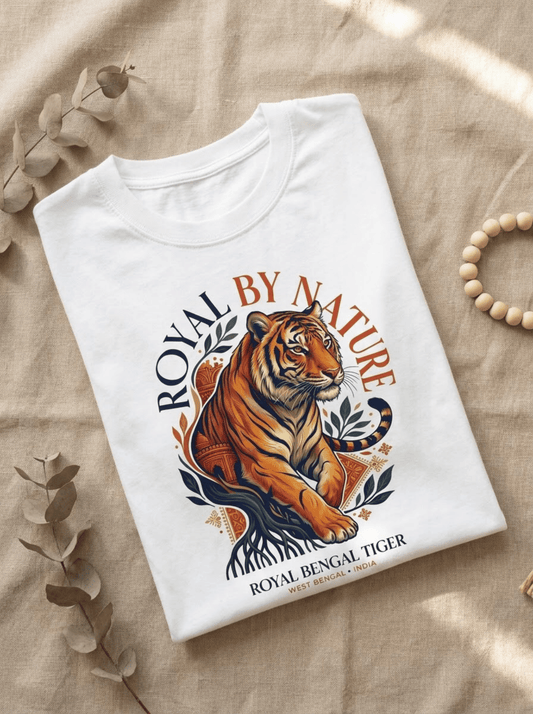 West Bengal Pride Oversized Unisex Classic T-Shirt – Royal Bengal Tiger Graphic Tee