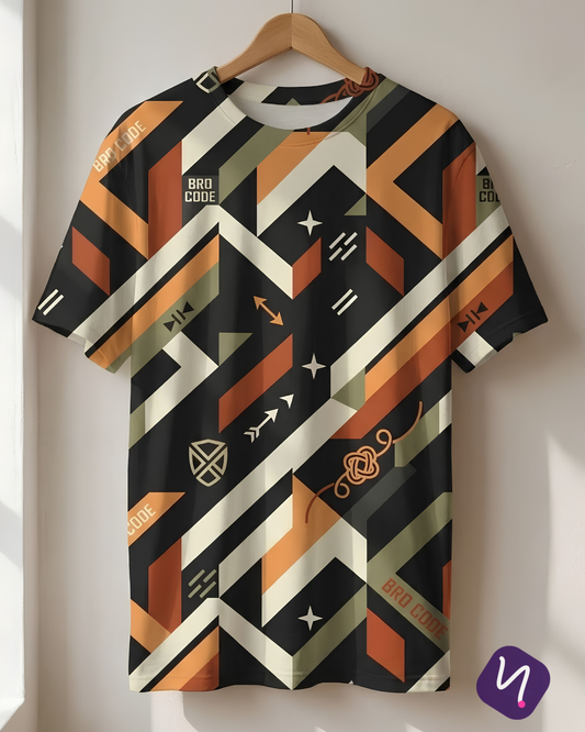 Rakhi AOP T-Shirt for Men – Bro Code Graphic Tee