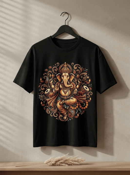 Ganesh Chaturthi Unisex Stretch T-Shirt – Ganesha Graphic Tee