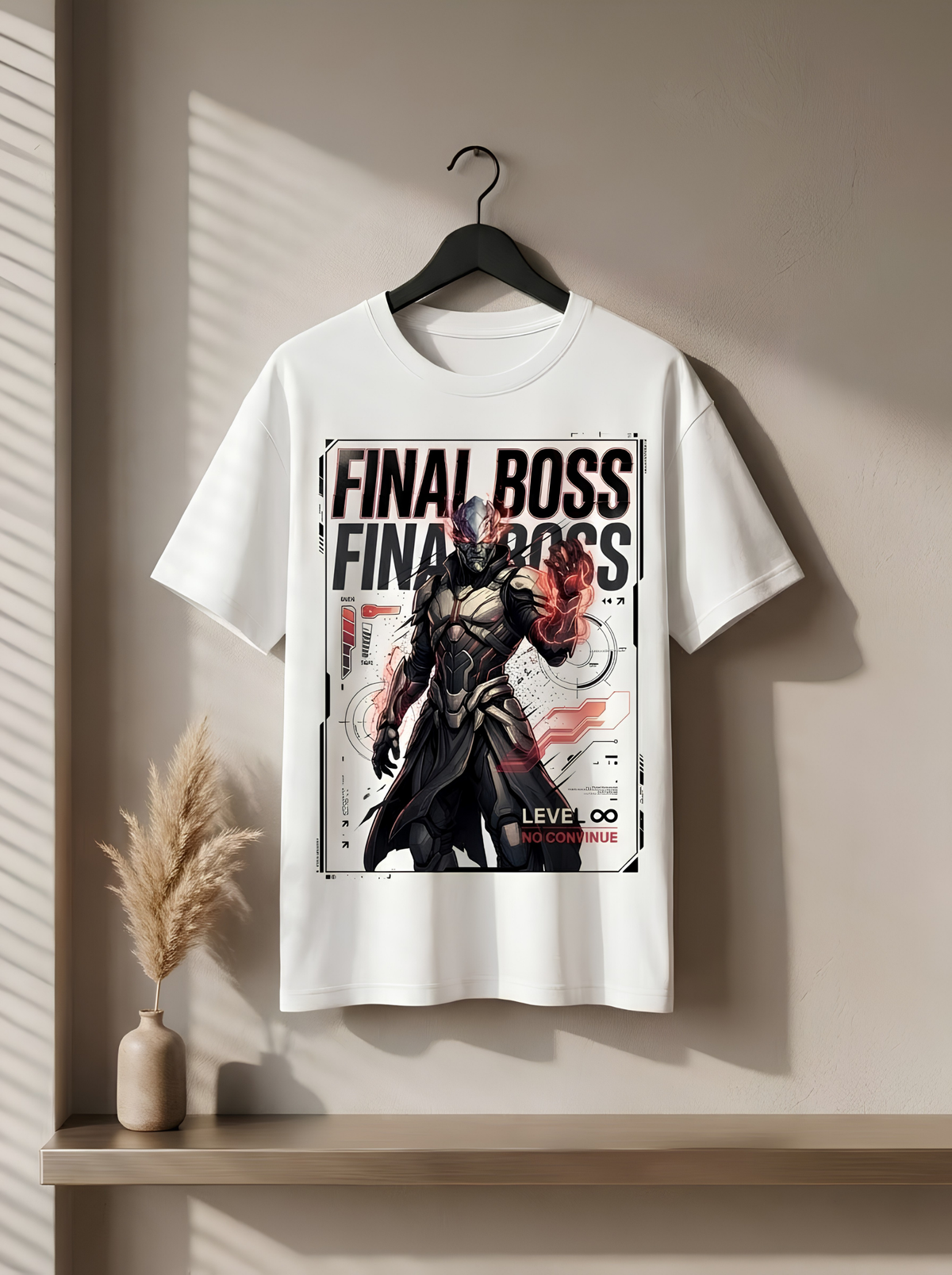 Gaming Oversized Unisex Classic T-Shirt – Final Boss Graphic Tee