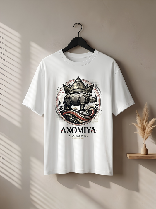 Assam Pride Oversized Unisex Classic T-Shirt – Axomiya Graphic Tee