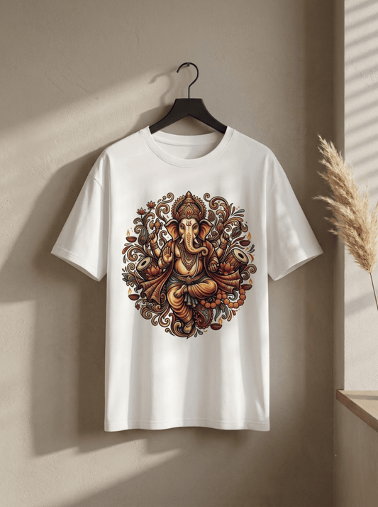 Ganesh Chaturthi Unisex Stretch T-Shirt – Ganesha Graphic Tee