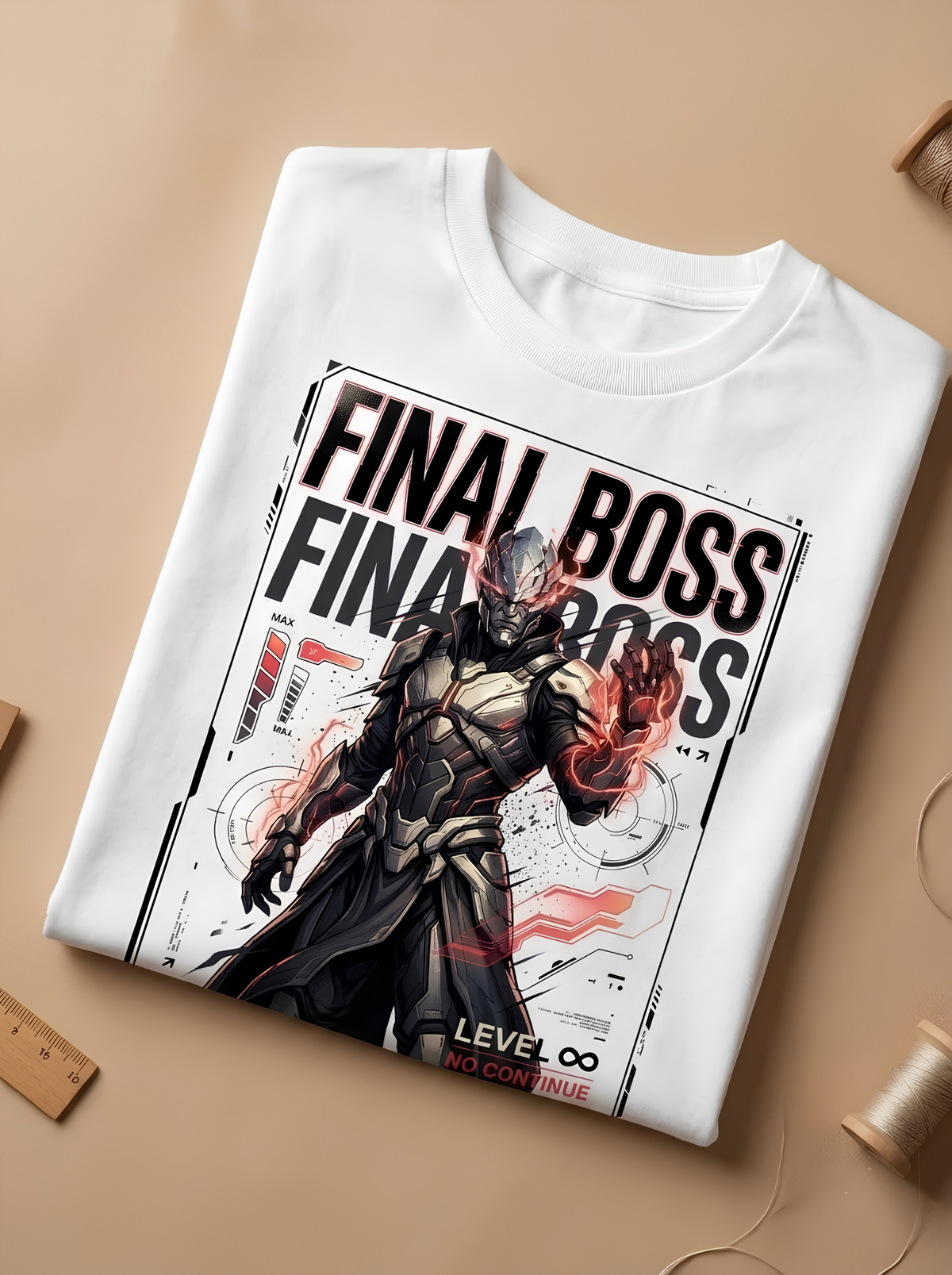 Gaming Oversized Unisex Classic T-Shirt – Final Boss Graphic Tee