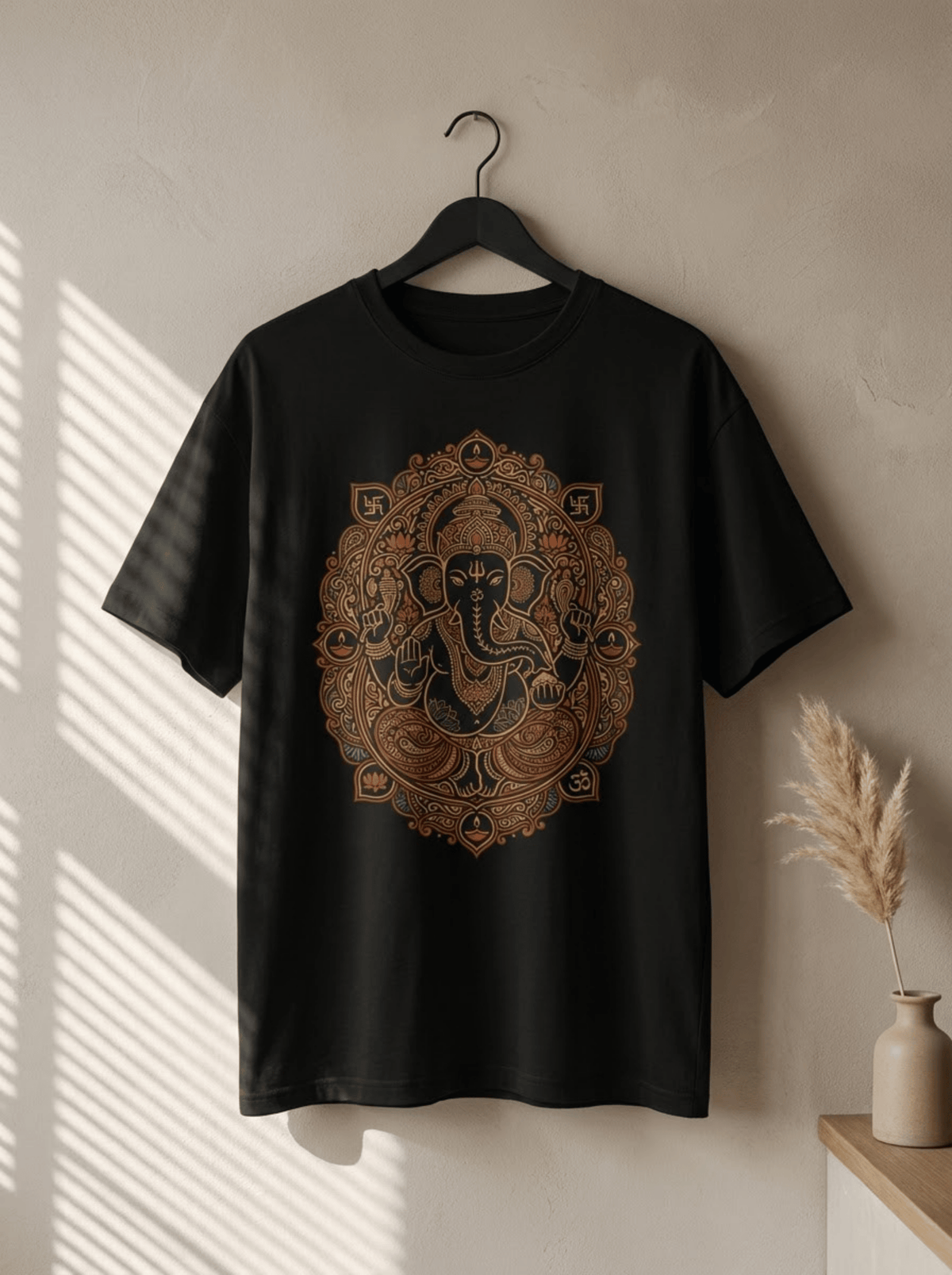 Ganesh Chaturthi Unisex Stretch T-Shirt – Ganesha Graphic Tee