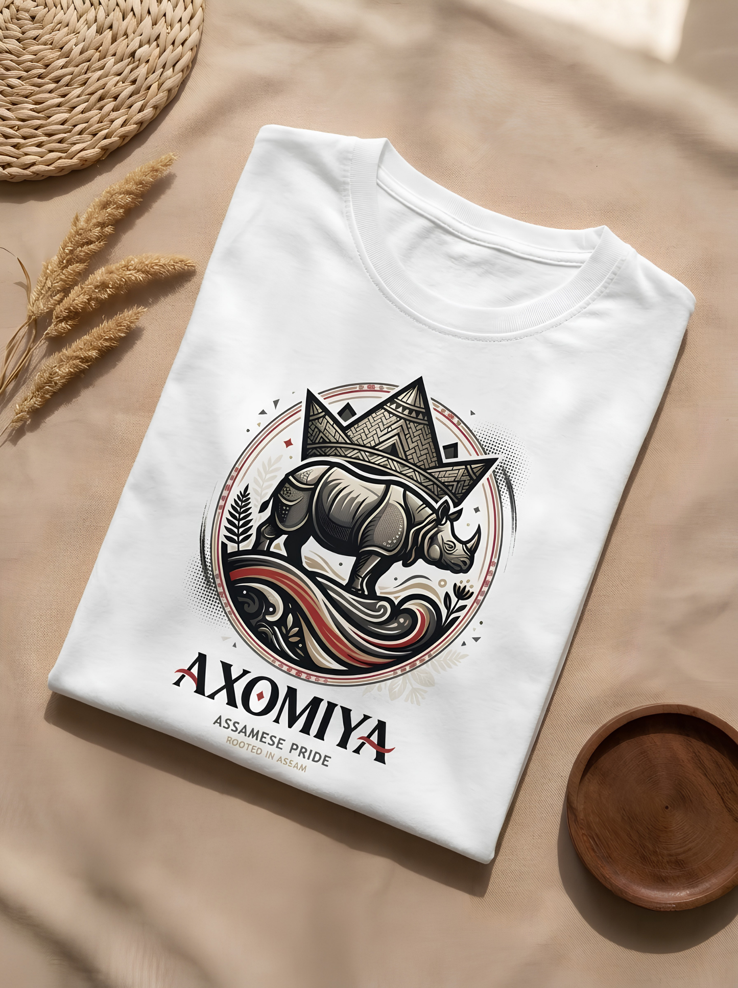 Assam Pride Oversized Unisex Classic T-Shirt – Axomiya Graphic Tee