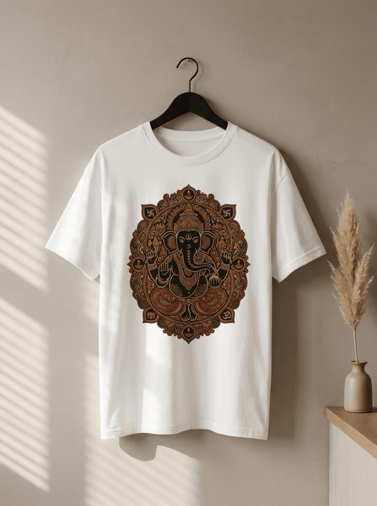 Ganesh Chaturthi Unisex Stretch T-Shirt – Ganesha Graphic Tee