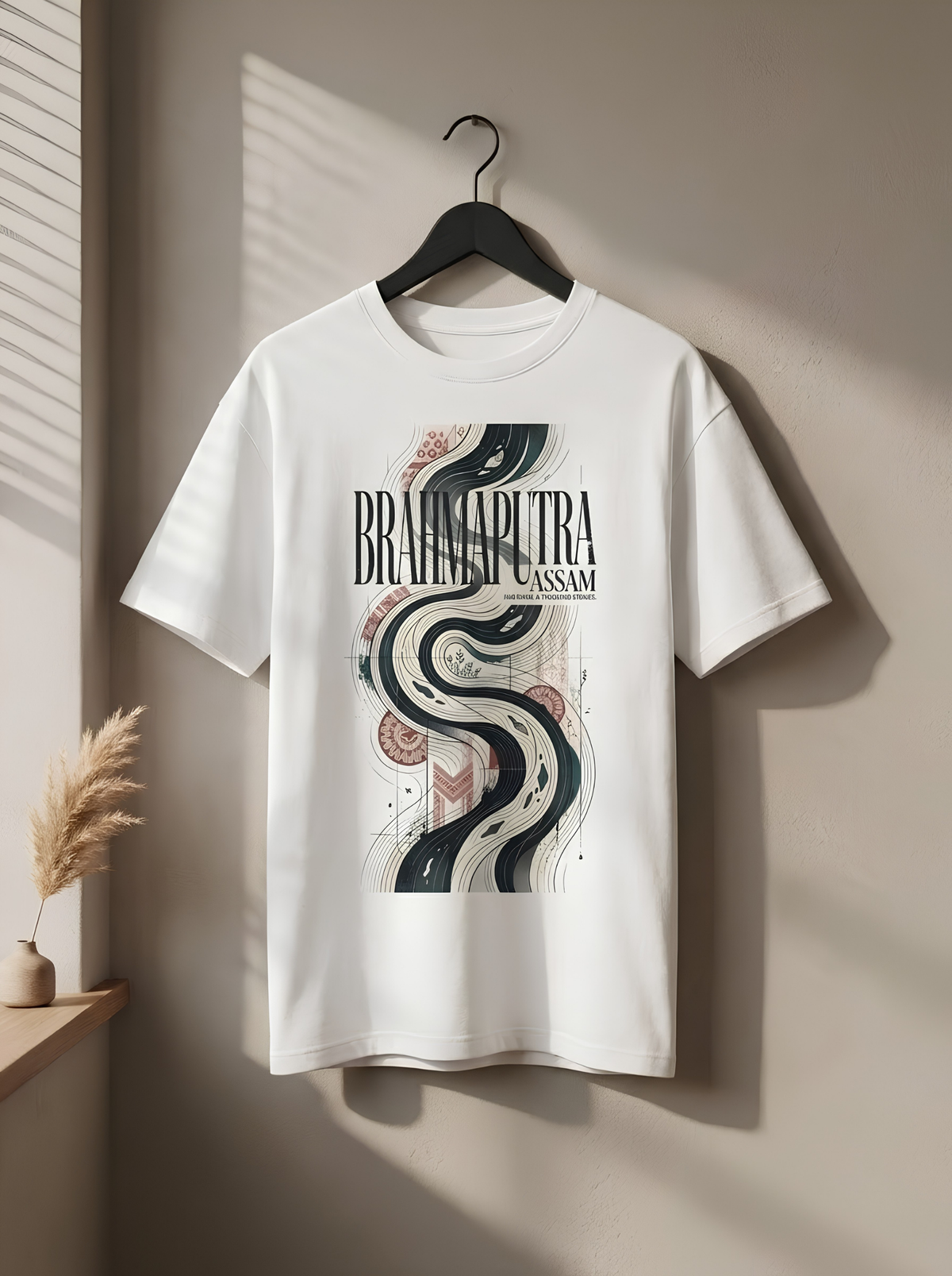 Assam Pride Oversized Unisex Classic T-Shirt – Brahmaputra Graphic Tee