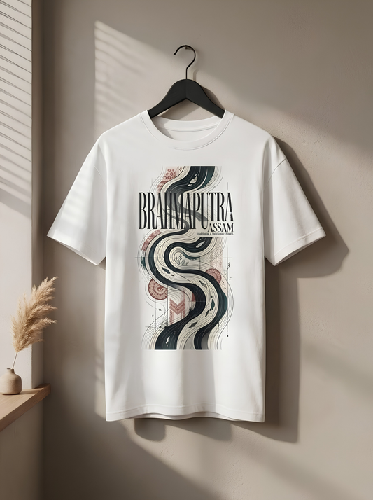 Assam Pride Oversized Unisex Classic T-Shirt – Brahmaputra Graphic Tee