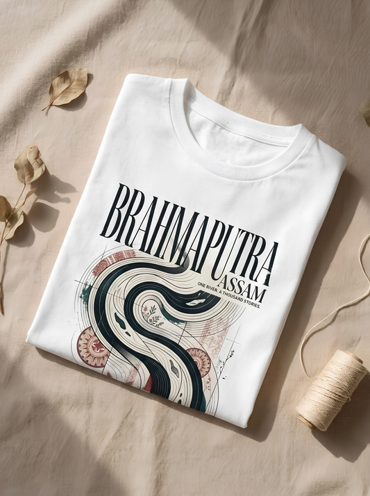 Assam Pride Oversized Unisex Classic T-Shirt – Brahmaputra Graphic Tee