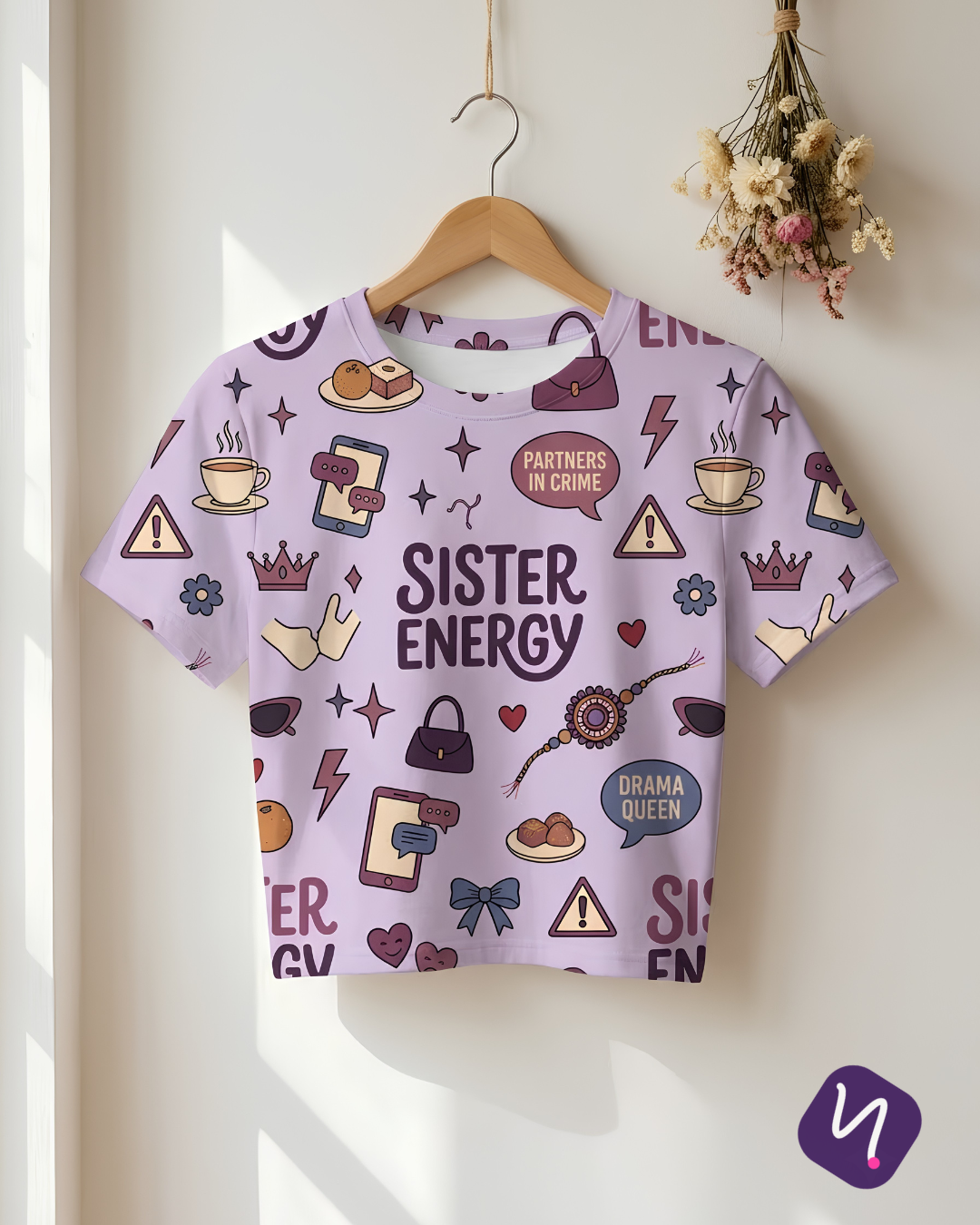 AOP Crop Top