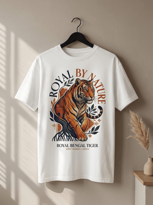 West Bengal Pride Oversized Unisex Classic T-Shirt – Royal Bengal Tiger Graphic Tee